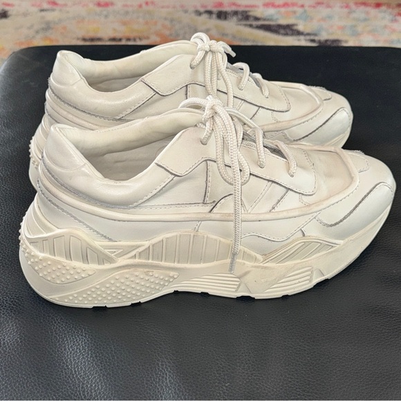 Jeffrey Campbell “HDMI” Chunky Platform Leather Sneakers - Picture 3 of 10